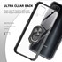 Huawei P40 Lite CaseUp Ring Tough Holder Kılıf Siyah 4